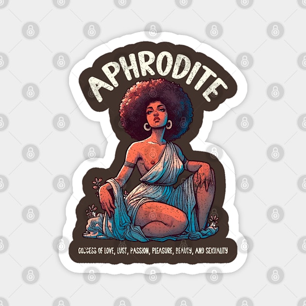 Afro Aphrodite Magnet by 3coo