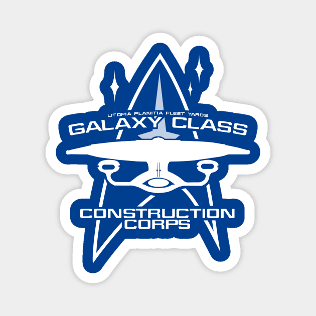 Galaxy Class Construction Corps Magnet by VeryBear