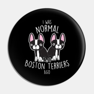 Boston Terrier Dog Normal Pin