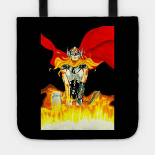 thunder goddess in fire Tote