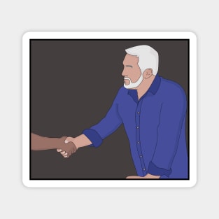 The Hollywood Handshake Magnet