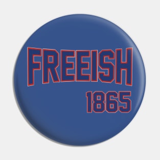 Freeish 1865 RWB Pin