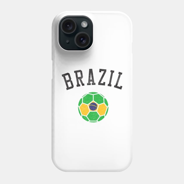 Brazil Soccer Team Heritage Flag Phone Case by ryanjaycruz