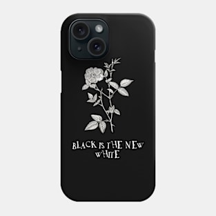 Gothic Rose Flower with Quote Phone Case