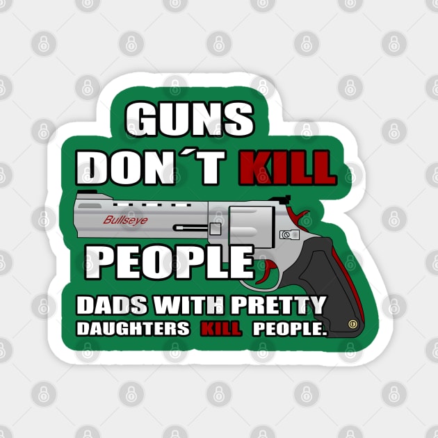 Father with pretty Daughters Magnet by BC- One- Shop