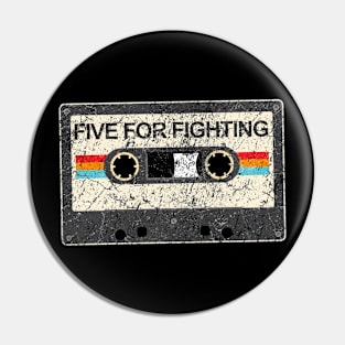 kurniamarga vintage cassette tape Five For Fighting Pin