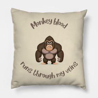 My Ancestor Monkey Pillow