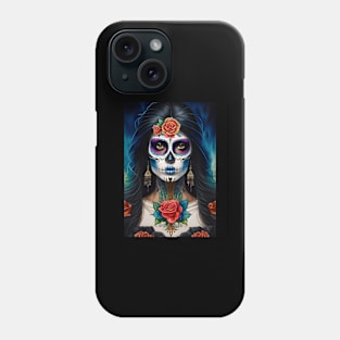 Sugar Skull Art - Embrace Dia de los Muertos Phone Case