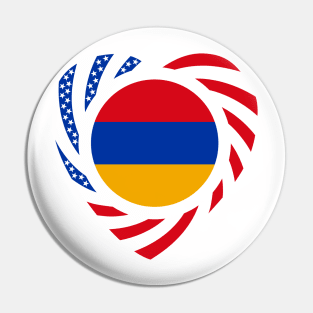 Armenian Multinational Patriot Flag Series (Heart) Pin