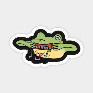 Harmonica Froggy Magnet