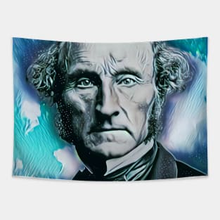 John Stuart Mill Portrait | John Stuart Mill Artwork 5 Tapestry