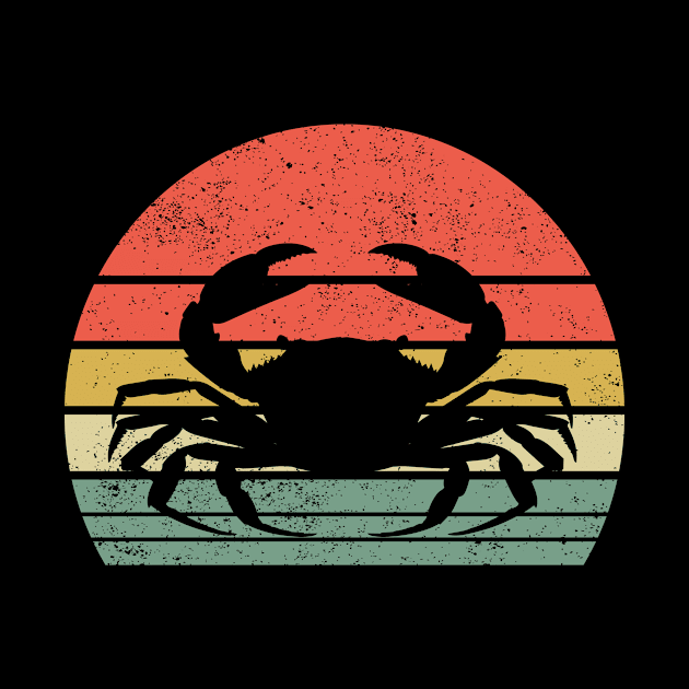 Retro Vintage Crab | Funny Crab Lovers Sea by ChrifBouglas