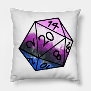 Pride Dice - Genderfluid Pillow