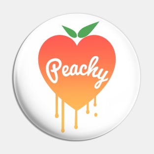 Peachy Ink Heart Pin