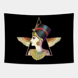 Goddess Nefertiti Ancient Egyptian Tapestry