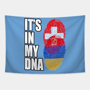 Switzerland And Armenian Mix DNA Heritage Tapestry