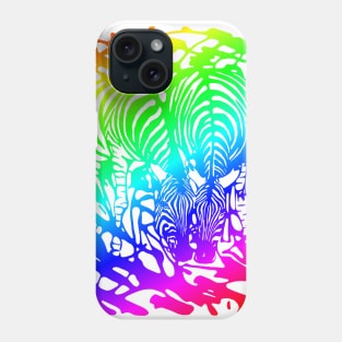 Rainbow Zebras Phone Case