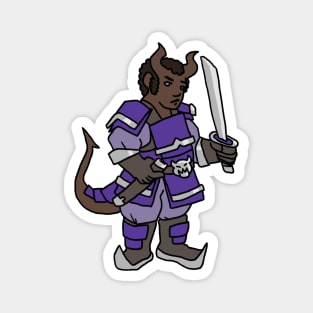 Tiefling Fighter Magnet