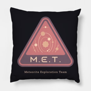 Meteorite Collector M.E.T. Meteorite Exploration Team Meteorite Pillow