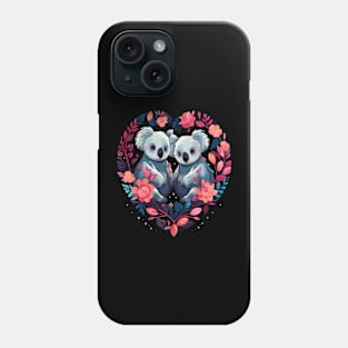 Koala Couple Valentine Phone Case