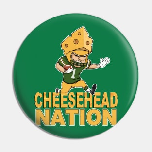 Cheesehead Nation Green Bay Packers Pin