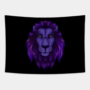 Purple lion Tapestry