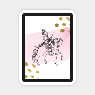 Knight in Shining Pink Glory Magnet