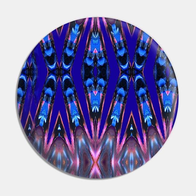 Marquis in Blue and Pink Pin by ArtistsQuest