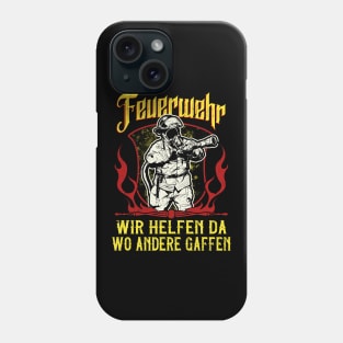 Feuerwehr Spruch Retter Phone Case