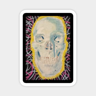 Skull painting Magnet