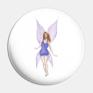 Woodland Fairy with Transparent Wings Pin