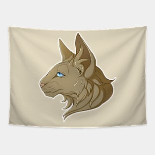 Gold cat Tapestry