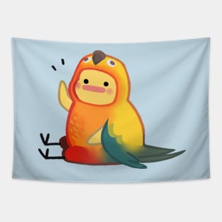 Sun Conure Costume Birdblob Tapestry