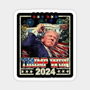 Trump won 2024 Magnet