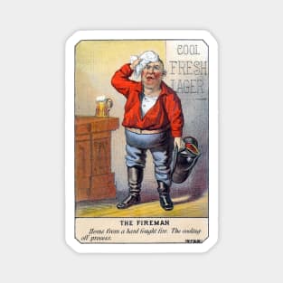 1881 The Life of a Fireman no.6 Magnet