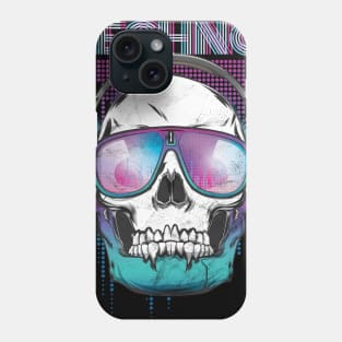 Techno Cool Skull Head Phone Case