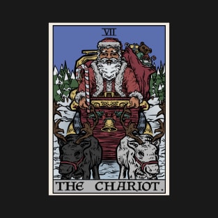 The Chariot Tarot Card Christmas Edition T-Shirt