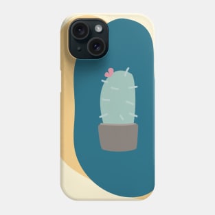 Cute cartoon cactus drawing Phone Case