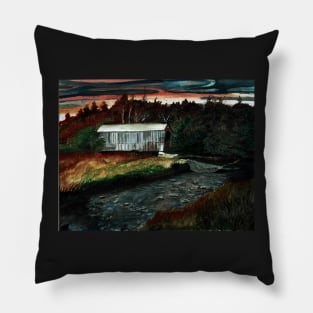 Malone Covered Bridge Kennebecasis # 23 Pillow