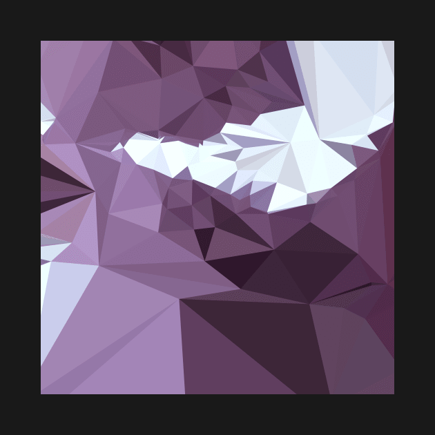 Dark Pastel Purple Abstract Low Polygon Background by retrovectors