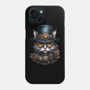 Cat Halloween Steampunk for Cat Lover Phone Case