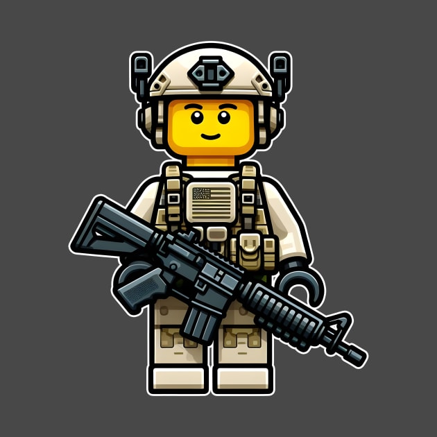 Tactical LEGO by Rawlifegraphic