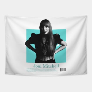 Joni Mitchell // 1970s Fan Art Design Tapestry