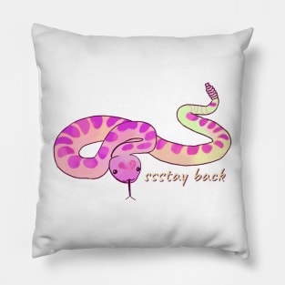 Cute watercolor snake so cute Pillow