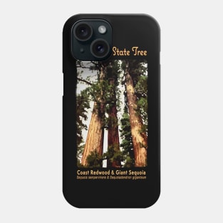 State Tree of California - Redwood, Sequoia Big Trees Phone Case