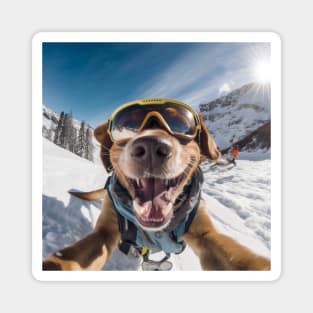 Selfie Dog Magnet