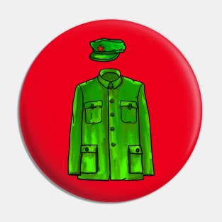 Chairman Mao Suit and Hat Pin
