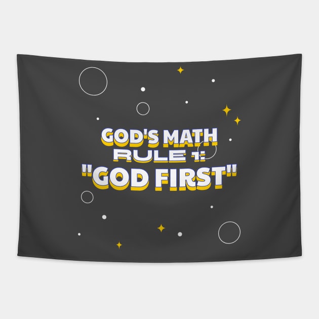 God's Math rule number one Tapestry by ASanchezTi