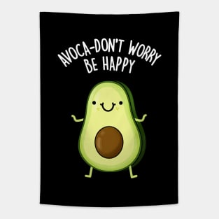 Avoca-don't Worry Funny Food Pun Tapestry