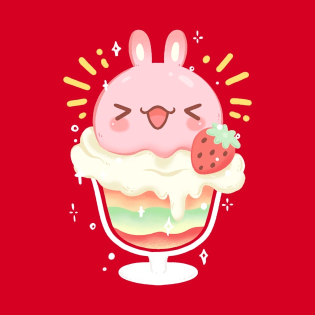 Rabbit Parfait by BiillustrationID